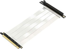 Райзер LINKUP Ultra PCIe 4.0 X16 Riser Cable Left Angle (лівий кут) Білий