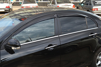 Дефлектори вікон Geely Emgrand EC7 2012 -> Sedan.  Вітровики на Geely Emgrand EC7