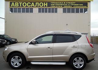 Дефлектори вікон Geely Emgrand X7 2013 -> Вітровики на Geely Emgrand X7