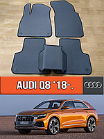 ЄВА килимки Ауді Ку8 2018-н. в. EVA гумові килими на Audi Q8