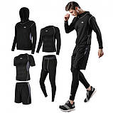 Чоловічий комплект Одягнений X-Shadow 5 в 1 для бігу, фітнесу, тренувань і спорту XL (5BI1XL), фото 3