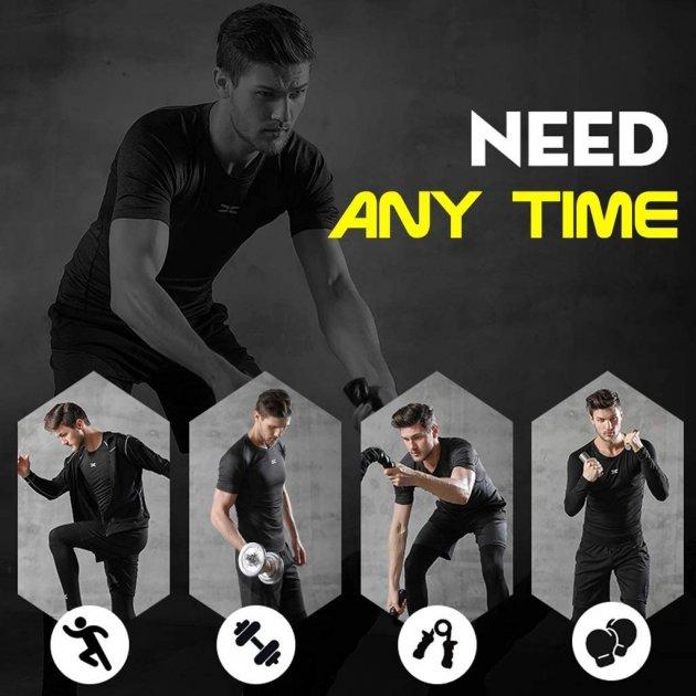 Чоловічий комплект Одягнений X-Shadow 5 в 1 для бігу, фітнесу, тренувань і спорту XL (5BI1XL)