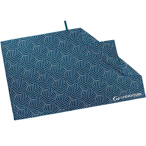 Рушник Lifeventure Soft Fibre Printed 150 x 90 см Navy Giant, фото 3