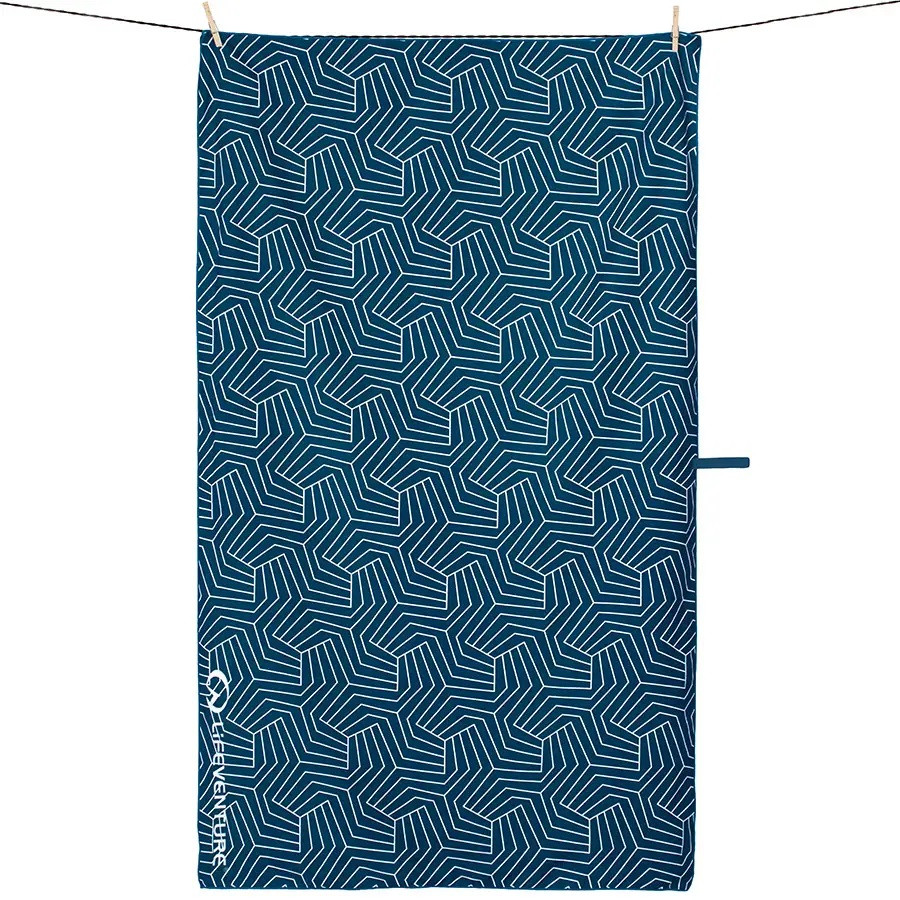 Рушник Lifeventure Soft Fibre Printed 150 x 90 см Navy Giant