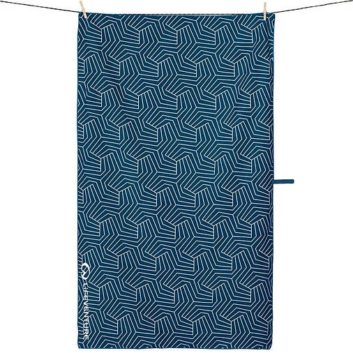 Рушник Lifeventure Soft Fibre Printed 150 x 90 см Navy Giant, фото 1