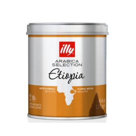 Кава мелена Illy Ефіопія Ethiopia Arabica Selection 125 грам