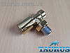 Золоті крани кутові циліндричні ThermoPulse Classic Gold 1/2" для рушникосушок, фото 9
