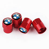Захисні ковпачки на ніпель для BMW Alitek Short Red БМВ (4 шт), фото 3