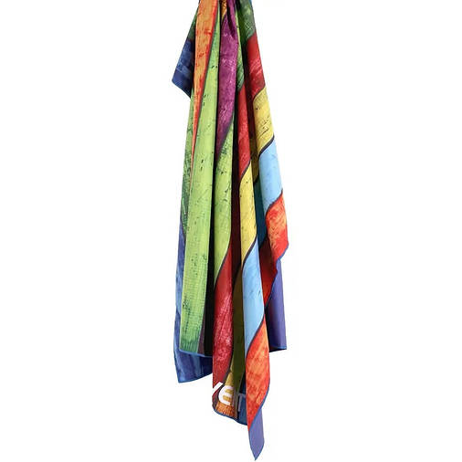 Рушник Lifeventure Soft Fibre Printed 150 x 90 см Striped Planks Giant, фото 3