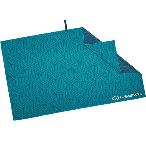 Рушник Lifeventure Soft Fibre Printed 150 x 90 см Teal Giant, фото 3