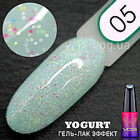 Yogurt Эффект №5 Гель Лак с цветными точками VOG США 12мл