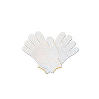 Перчатки трикотажные без точечного ПВХ покрытия р10 Мастер (белые) GRAD (9441725)