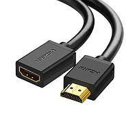 Кабель удлинитель HDMI-HDMI Ugreen 1 метр штекер-гнездо