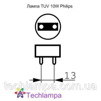 Лампа бактерицидна TUV 10W Philips