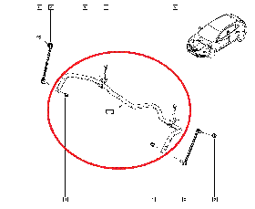 Renault (Original) 546118564R — передній стабілізатор у зборі з втулками на Рено Меган 4 с 2016 р., фото 3