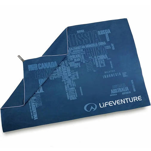 Рушник Lifeventure Soft Fibre Printed 150 x 90 см Words Giant, фото 1