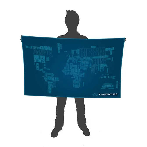 Рушник Lifeventure Soft Fibre Printed 150 x 90 см Words Giant, фото 3