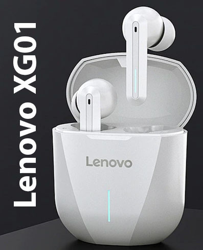 Бездротові вакуумні навушники Lenovo XG01 white