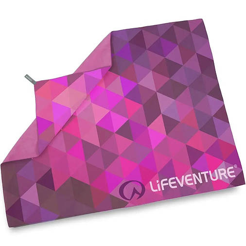 Рушник Lifeventure Soft Fibre Triangle 150 x 90 см Pink Giant, фото 1