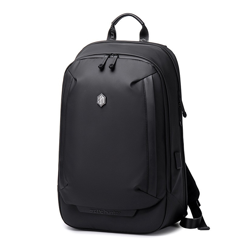 Діловий рюкзак Arctic Hunter B00443, з USB портом, трьома відділеннями, для ноутбука до 15,6", 23л