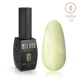 ГЕЛЬ ЛАК CAT EYES CRYSTAL MILANO 8 МЛ № 12