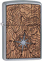 Запальничка Zippo Woodchuck USA Compass Chrome Оригінал