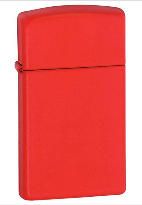 Запальничка Zippo Slim Red Matte Оригінал