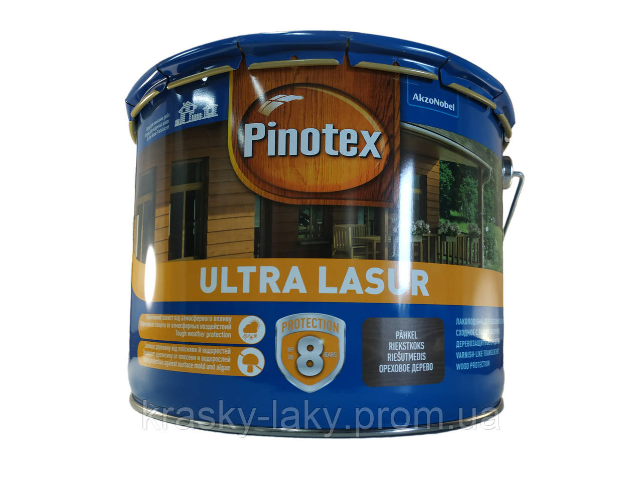 Антисептик для деревини Pinotex Ultra Lasur, 10л.