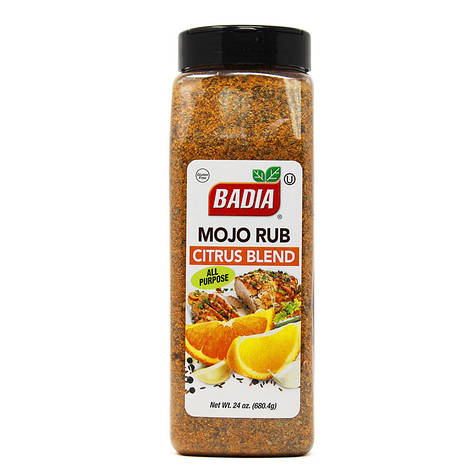 Цитрусова суміш Моджо для м’яса та риби (Mojo Rub) Badia, 680.4г, фото 2