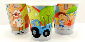 "Синій трактор" - Стаканчики 250 мл. В1