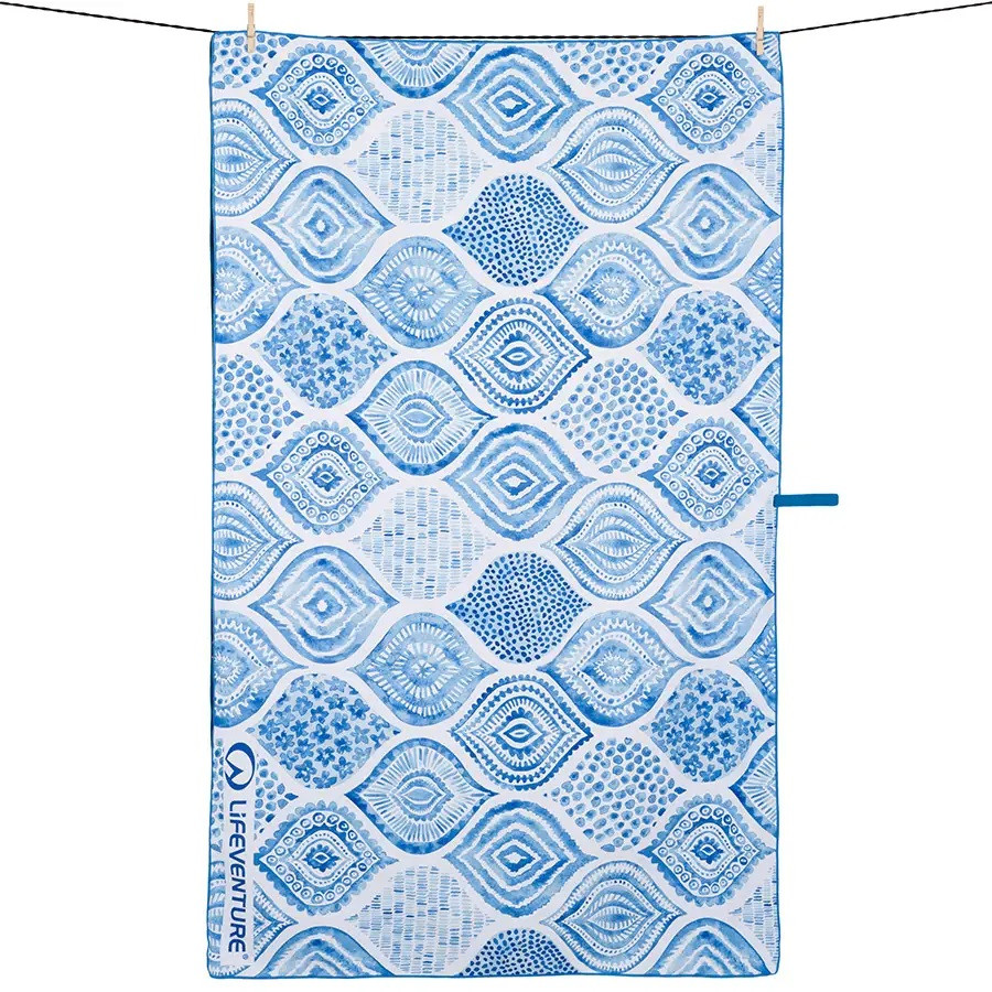 Рушник Lifeventure Soft Fibre Printed 150 x 90 см Santorini Giant