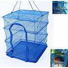 ОПТ Сітка для сушіння риби грибів овочів і фруктів сушарка на повітрі, Підвісна сушарка 35х35х75 3 секції, фото 8