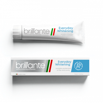 Зубна паста Комплексний захист Brillante (Бриллант) Everyday Whitening 75мл