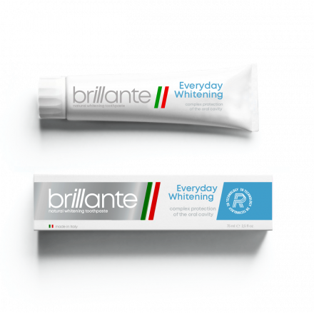 Зубна паста Комплексний захист Brillante (Бриллант) Everyday Whitening 75мл