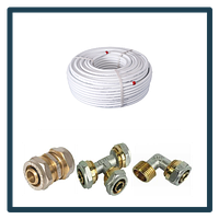 Металопластикова труба і фітінг