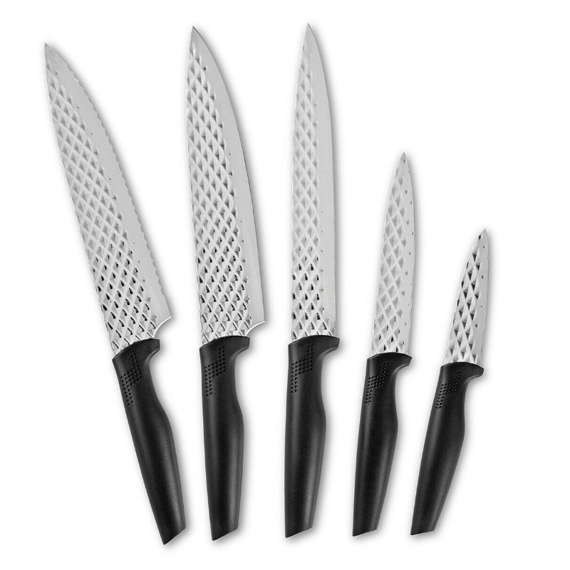 Набір кухонних ножів Gourmetmaxx 01110 Diamant Optik 5 шт. S