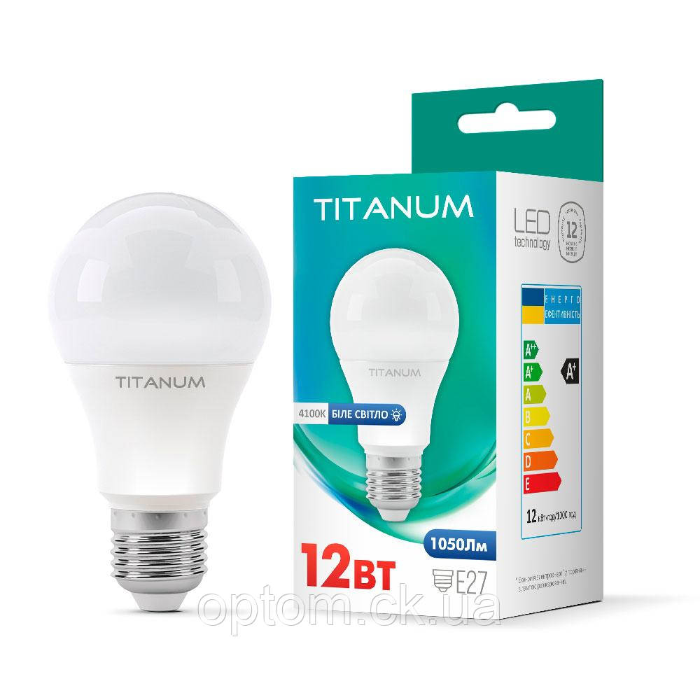 Лампа LED TITANUM A60 12W 4100K E27 220V