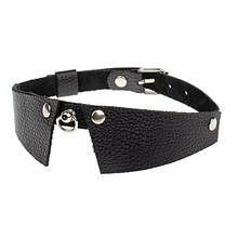 Нашийник з натуральної шкіри Slash Strict Style, Black