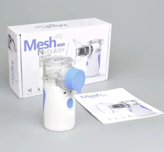 Інгалятор для дітей ручної (небулайзер) МЕШ ультразвукової Mesh Nebulizer YM-252 100 KHZ Безшумний небулайзер