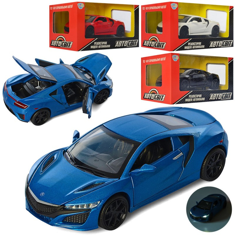Машинка металева Acura NSX зі світлом і звуком AS-2677