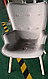 Крісло в комплекті з банкеткою м'яке СДМ-Груп Флоріно, ніжки бук, колір сірий, фото 3