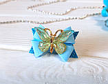 Бантик Метелик Lux для собаки блакитний від Pets Couturier SІMBA, фото 3