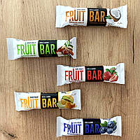 Витаминный батончик-мюсли Fruit Bar, 5 вкусов: Черника, Клубника, Медовая дынька, С кокосом, С орехами, 1 шт