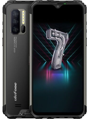 Смартфон UleFone Armor 7 8/128GB Black, IP69K, 5500 mAh, 48+16+8/16Мп, 2sim, екран 6.3" IPS, 8 ядра, NFC