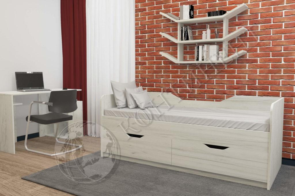 Купить Кровать односпальная "Подростковая", цена 4990 грн — Prom.ua (ID ...
