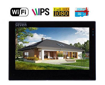 IP-відеодомофон з Wi-Fi SEVEN DP-7577 FHDW IPS black