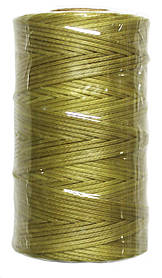 Нитка універсальна плоска вощена для ручного шиття підошви, взуття, шкіри Coats 1,0мм 100м. Беж 1