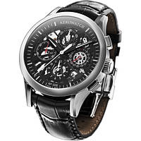 Летные часы Aerowatch Les Grandes Classiques Semi-skeletonised chronograph auto 61968AA05SQ