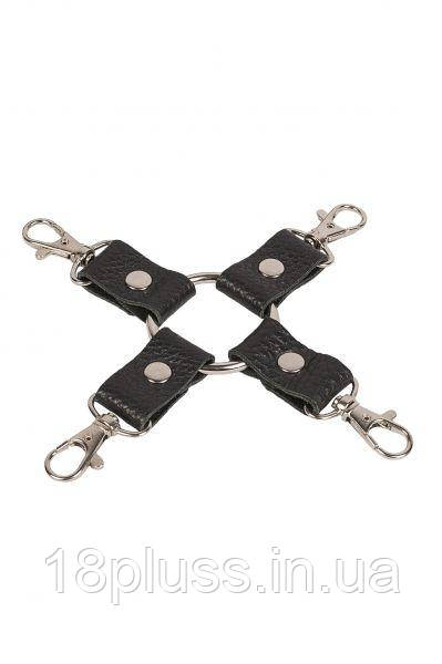 Фіксатор Leather Fixer, натуральна шкіра, Black