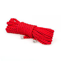 Мотузка для бондажу Premium Silky 5 м Red